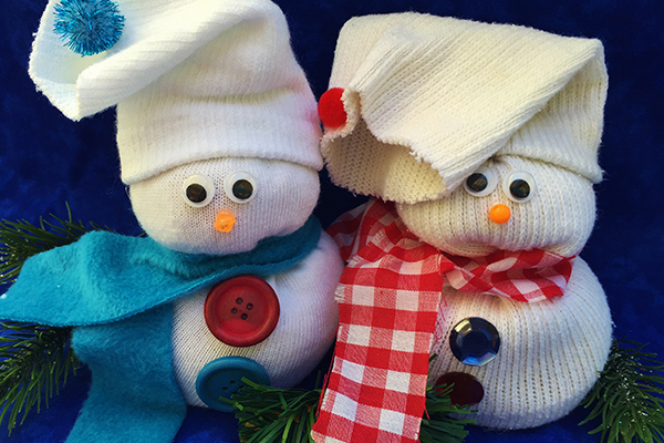Sock Snowman Craft